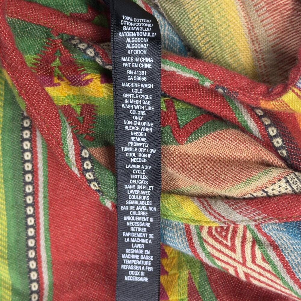 RLX Ralph Lauren Tank Womens M Southwest Serape Tie Strap